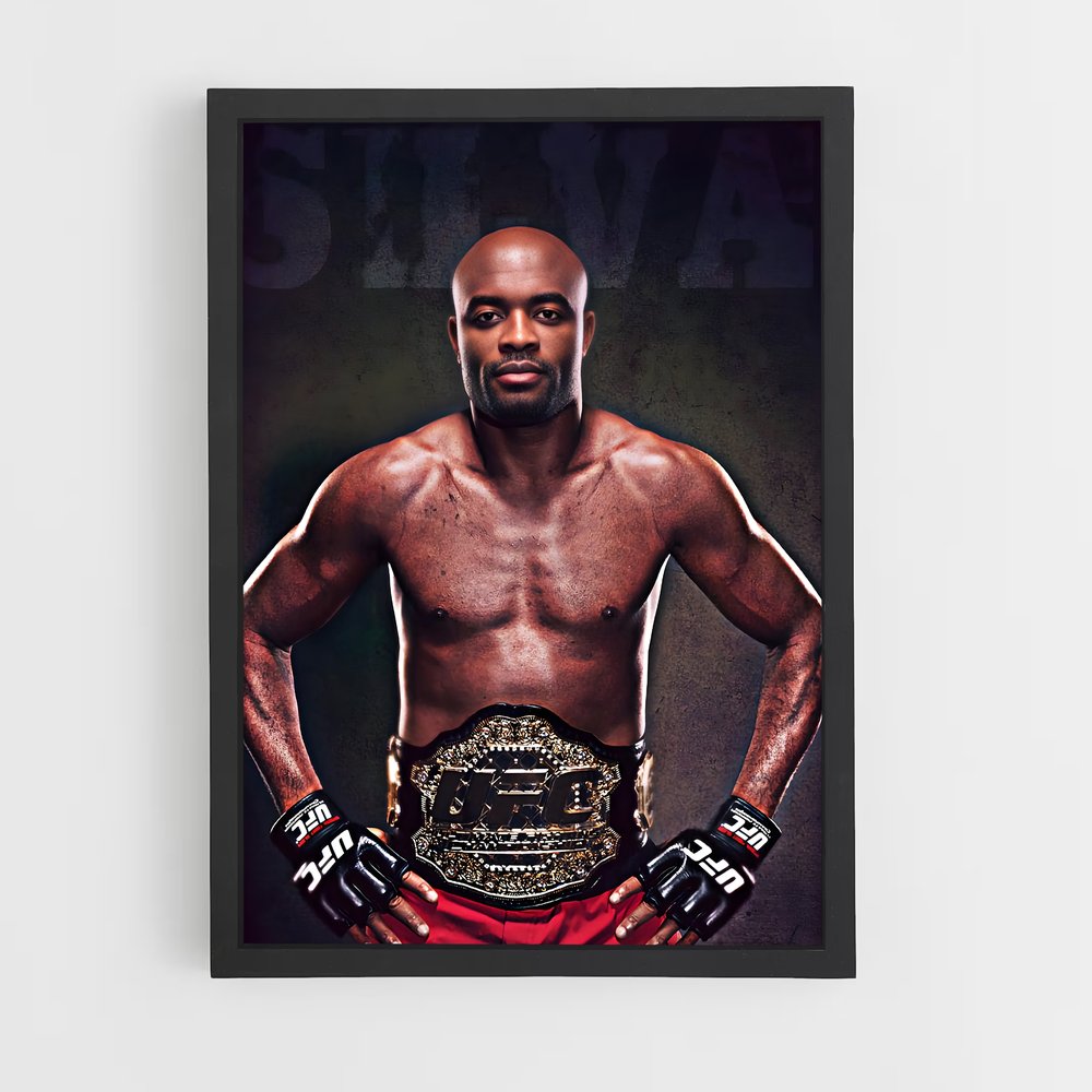 Poster Champion en Rouge – affiche Taekwondo (vue 2)